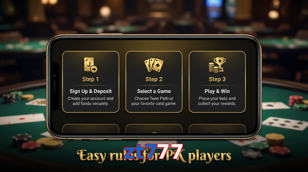 Game list for Zt777 game section